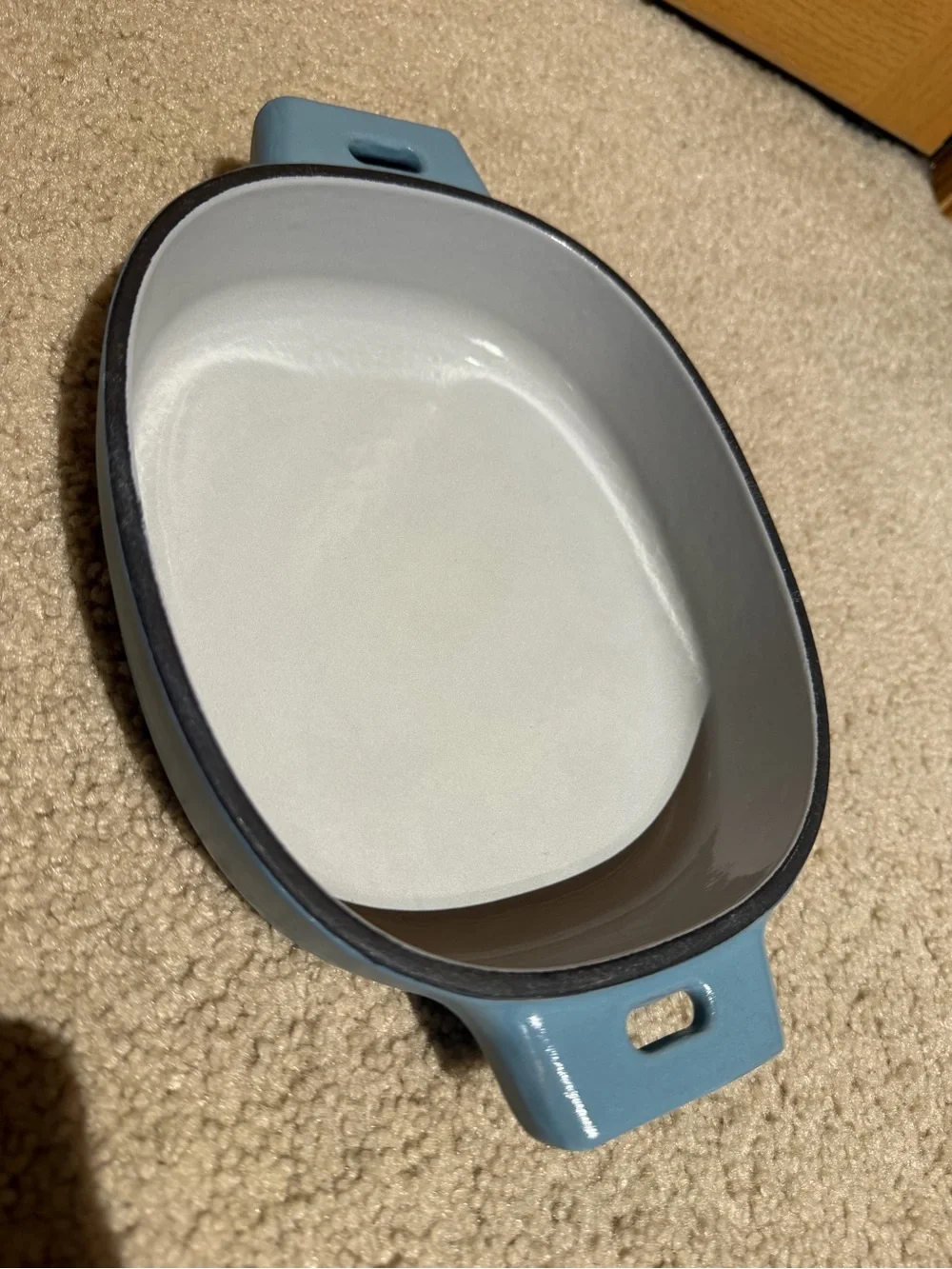 NWOB Pampered Chef 1 quart enameled cast iron baker